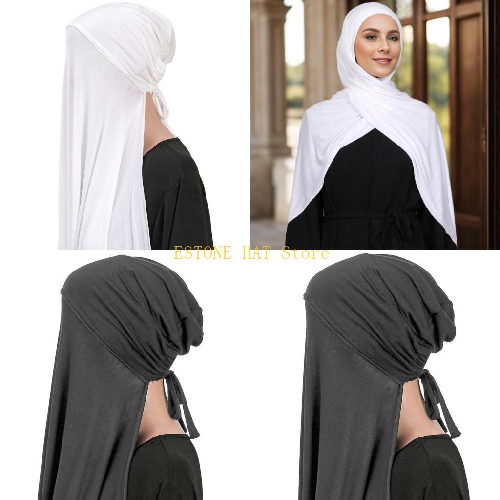 Women Formal Wear Hijab - 49MF Khăn choàng Hijab Polyester thoáng