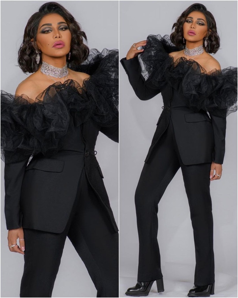 Women'S Formal Wear Tuxedo - Lệch Vai Nữ Phù Hợp Với