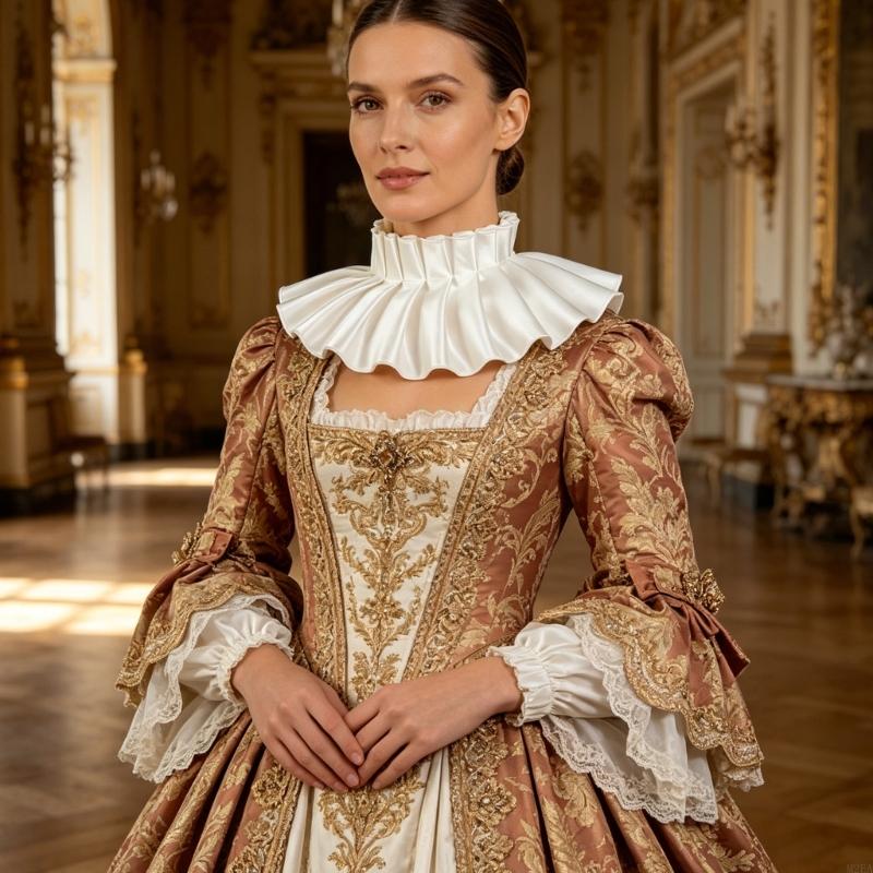 Victorian Women'S Formal Wear - 2025 Cổ áo trang trí mới