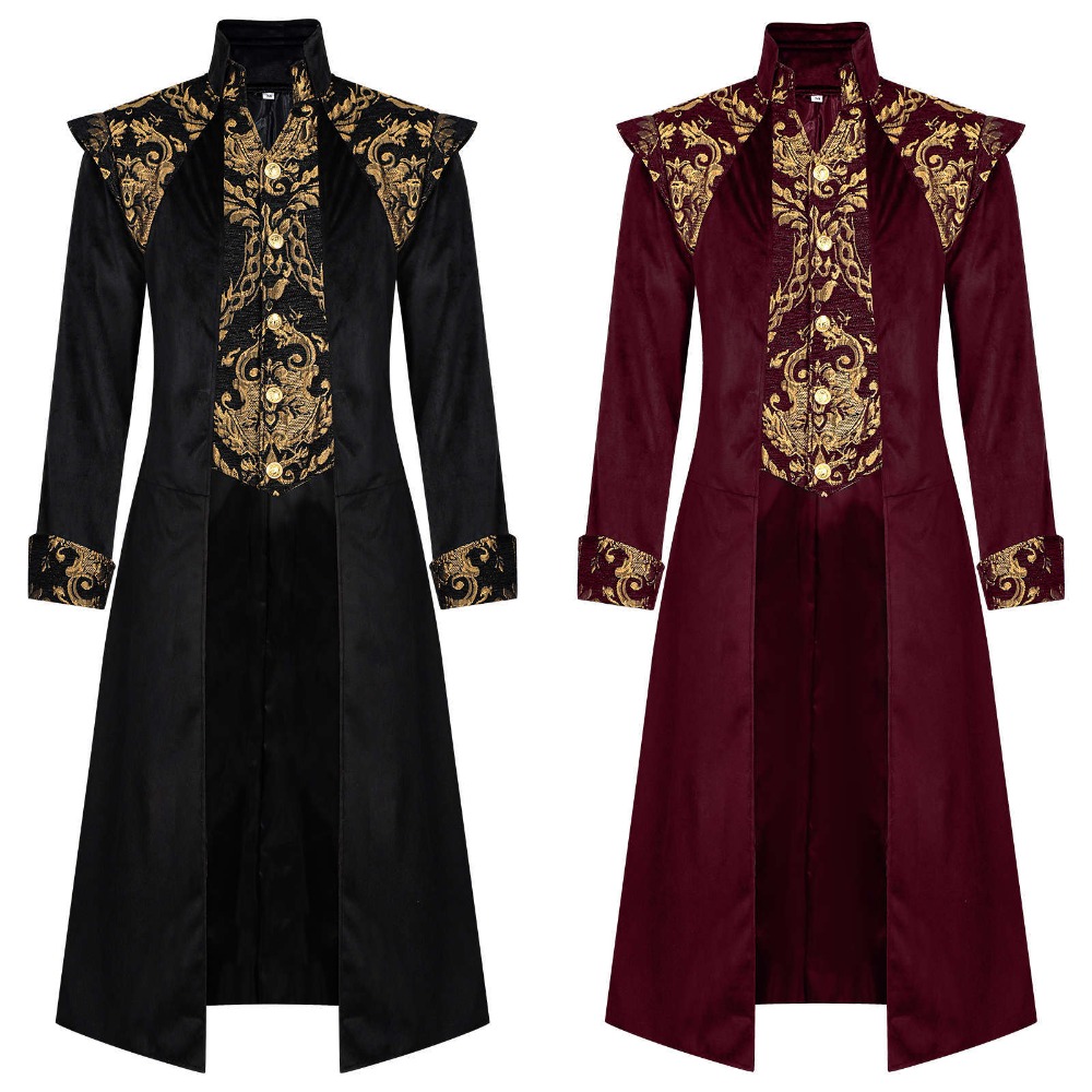 Steampunk Medieval Tailcoat Ja - đánh giá và giá Women'S Gothic Formal Wear