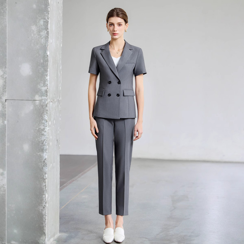 Women's Summer Thin Short-Slee - đánh giá và giá Women Formal Wear Shirt And Pant