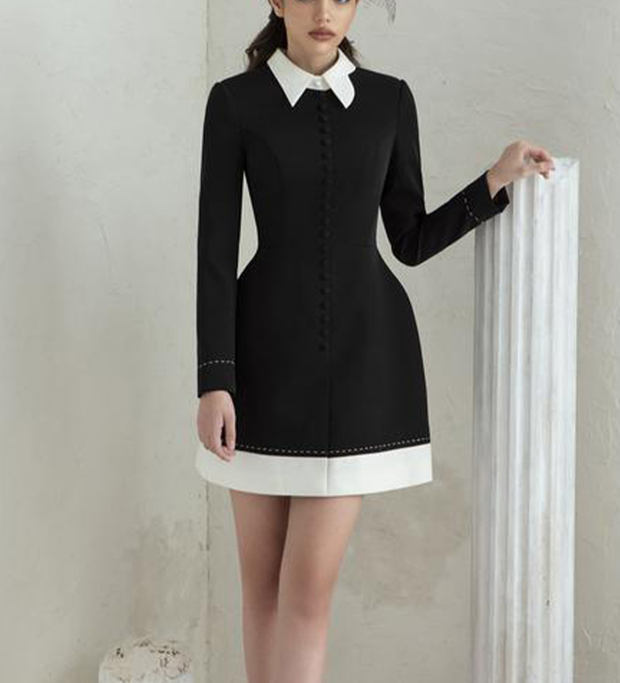 Xưởng May Đầm Đen Nhỏ Màu Đen  - đánh giá và giá Formal Dress Female