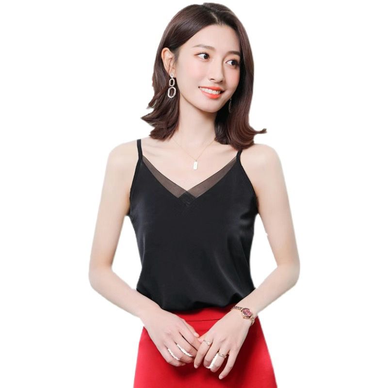 New style ice silk camisole bl - đánh giá và giá Women Formal Office Wear Tops