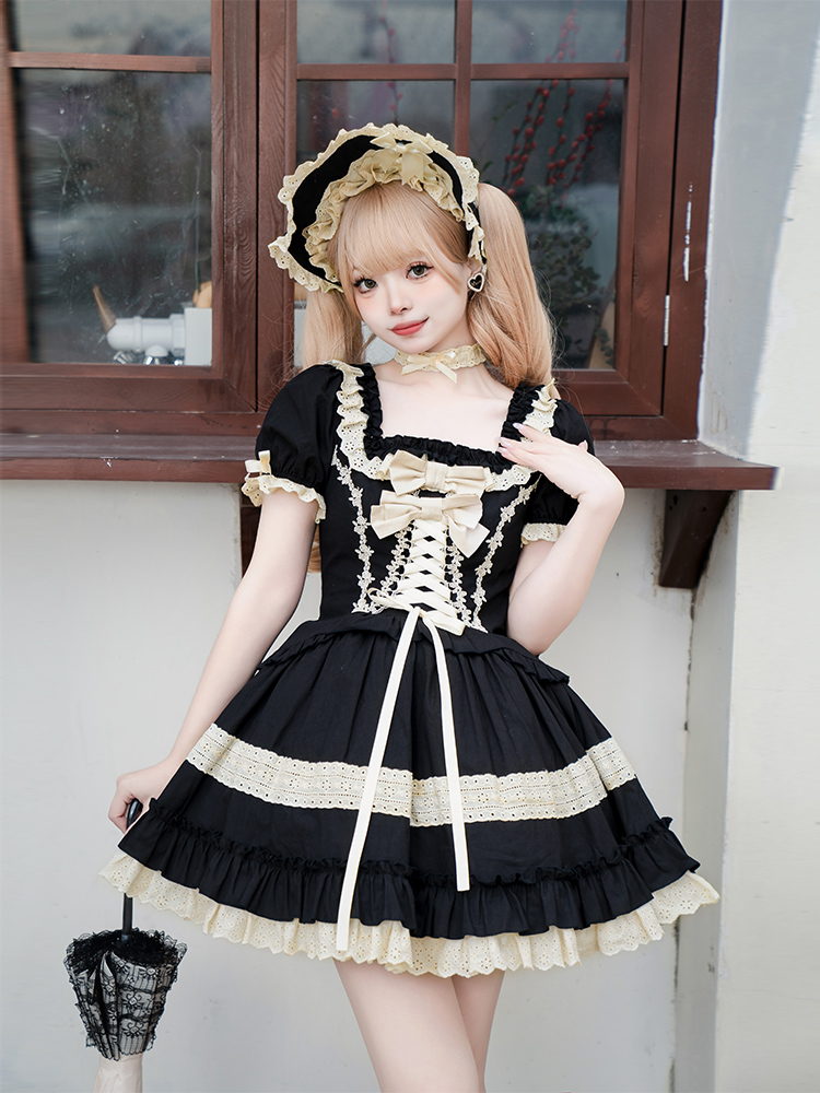 Japanese Sweet Lolita Op Dress - đánh giá và giá Victorian Women'S Formal Wear
