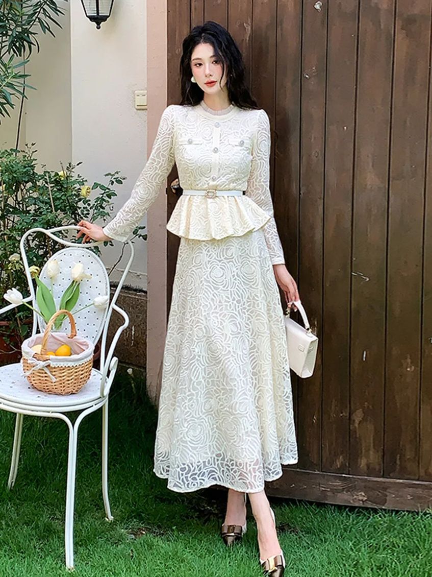 Formal Luxury Evening Lace Two - đánh giá và giá Formal Dress Female