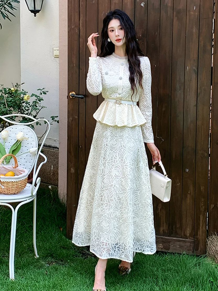 Formal Luxury Evening Lace Two - đánh giá và giá Formal Dress Female