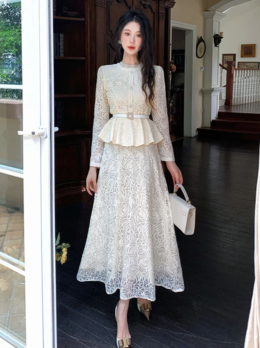 Formal Luxury Evening Lace Two - đánh giá và giá Formal Dress Female