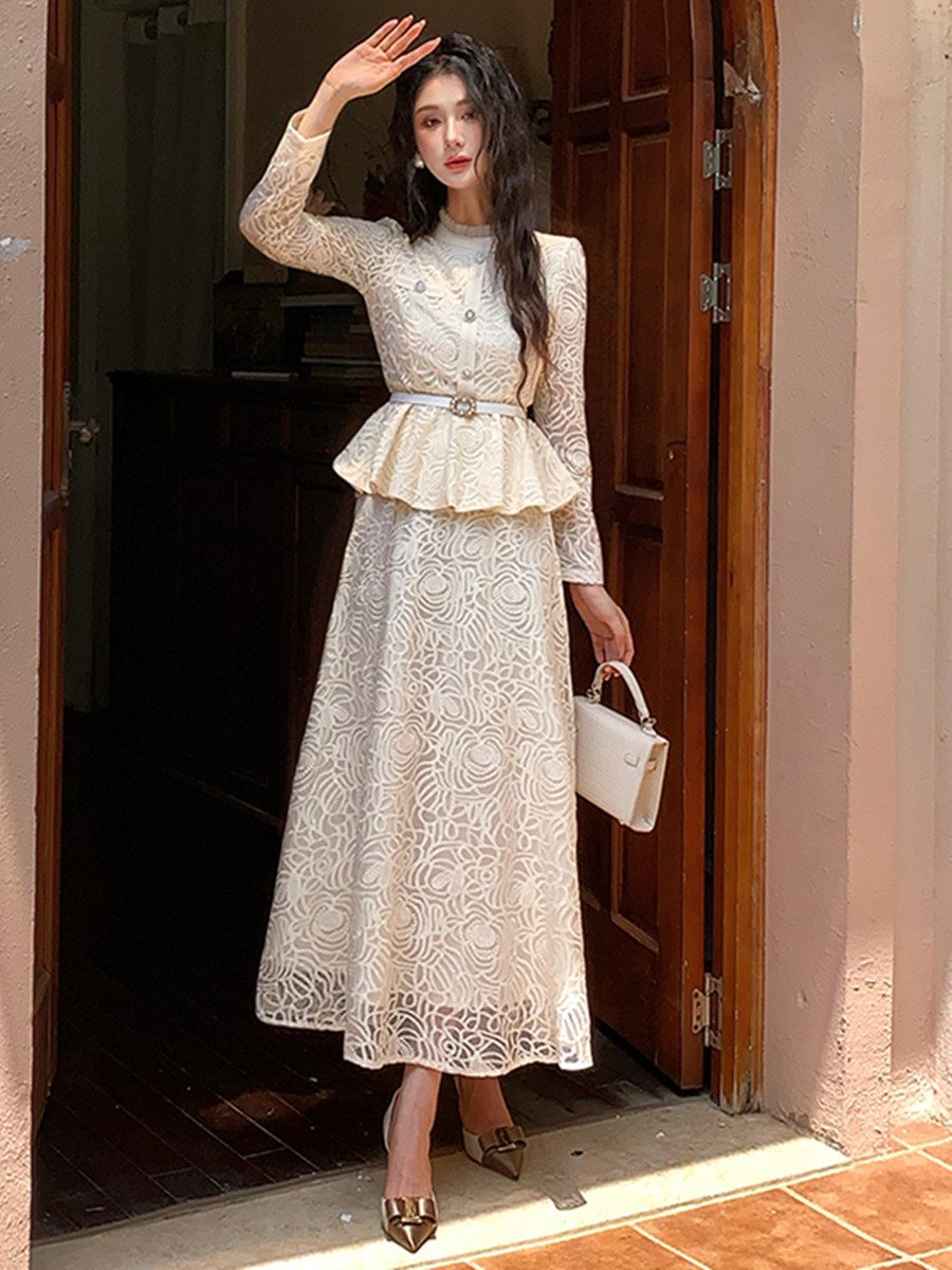 Formal Luxury Evening Lace Two - đánh giá và giá Formal Dress Female