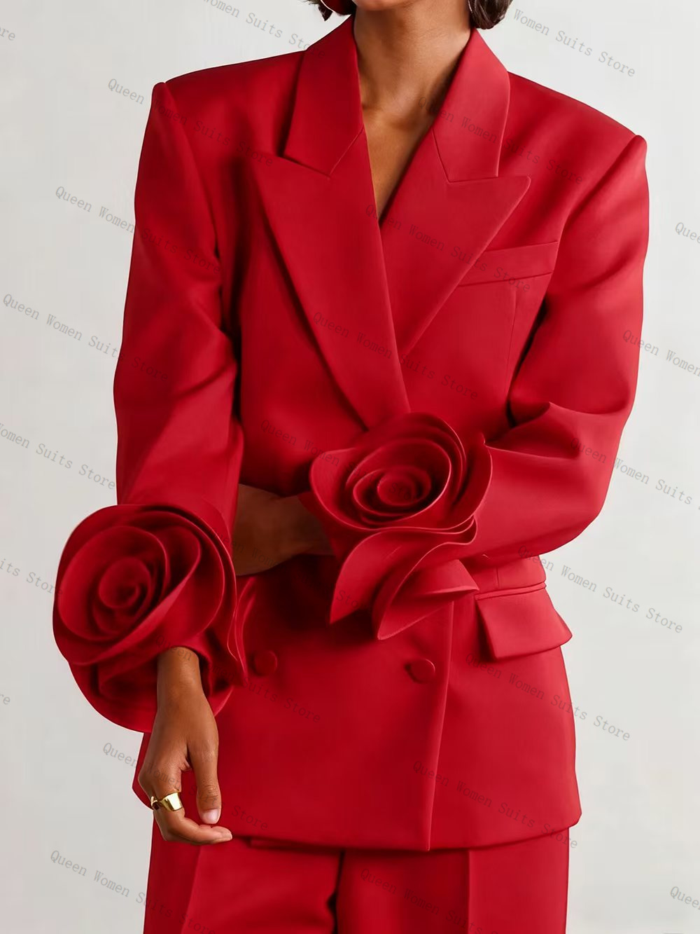 Luxury Red Women Suit Set 2 Pc - đánh giá và giá Women'S Formal Wear Tuxedo