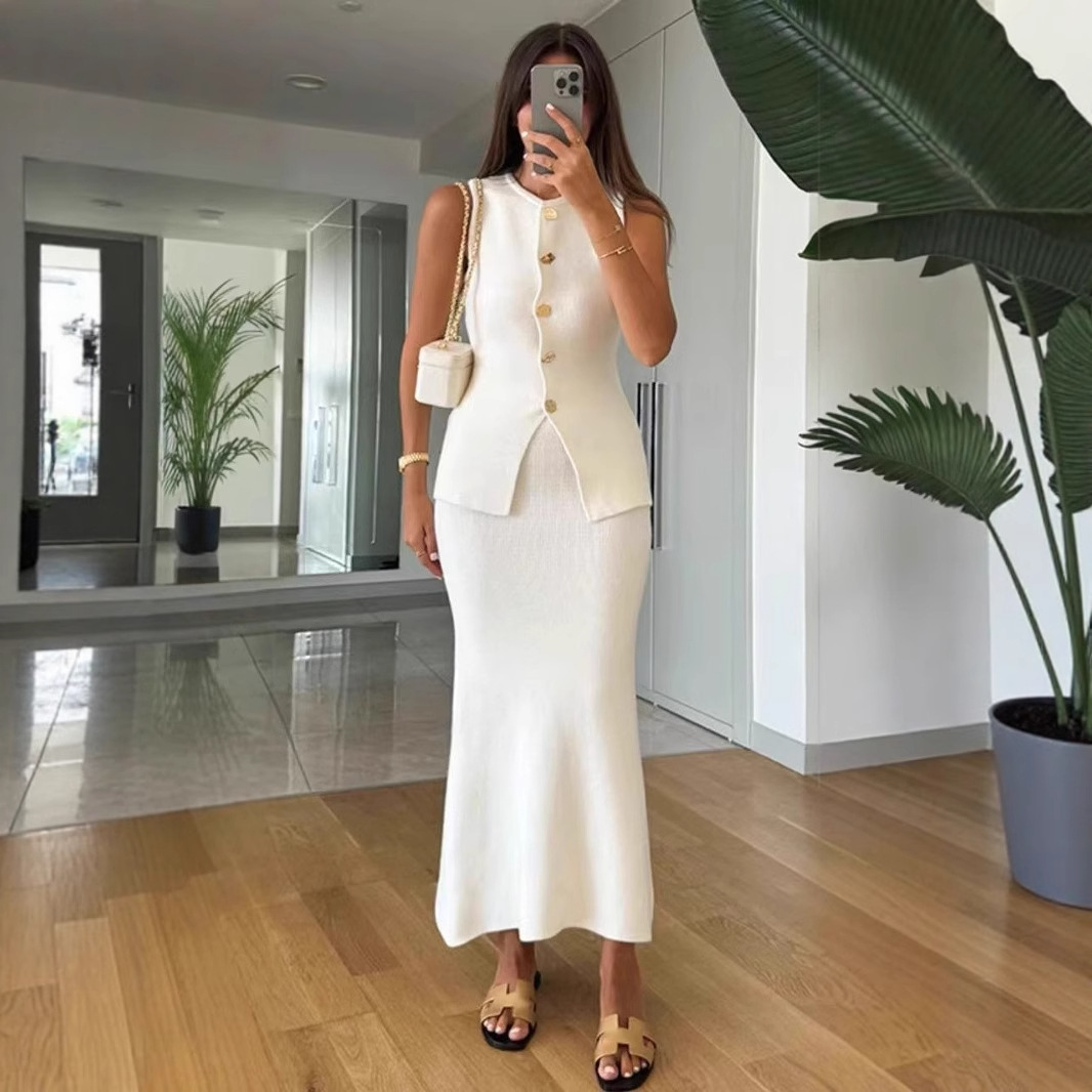 Round-neck Single-breasted Sle - đánh giá và giá Women Formal Office Wear Tops