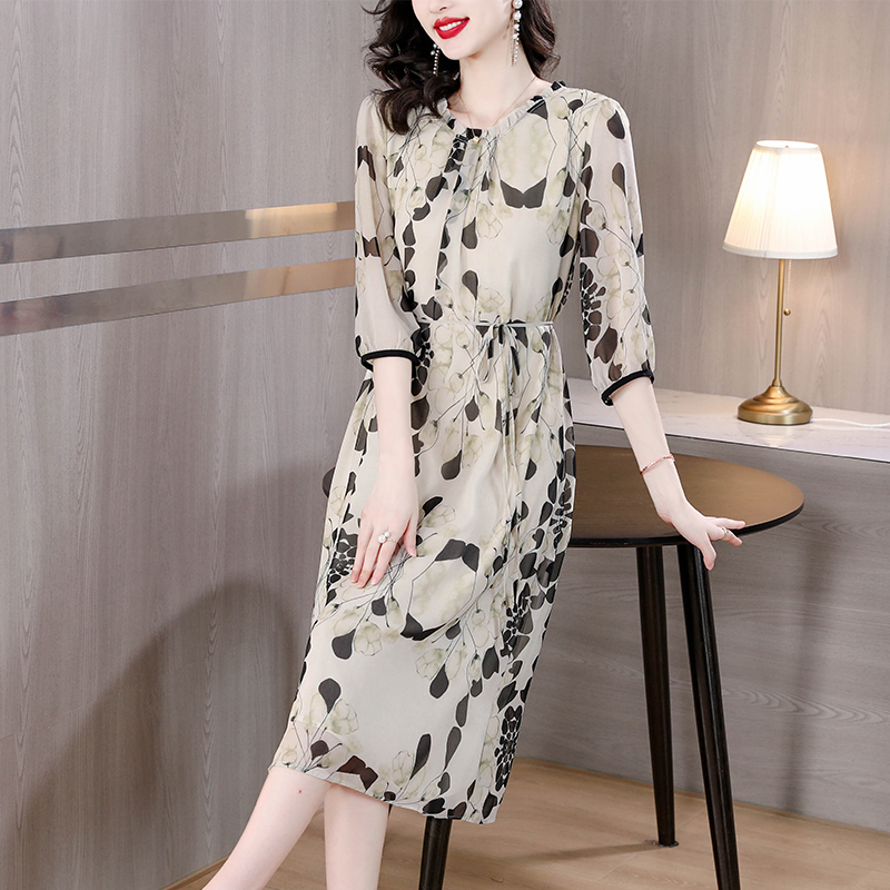 Summer Floral White Silk Beach - đánh giá và giá Women Formal Office Wear Tops