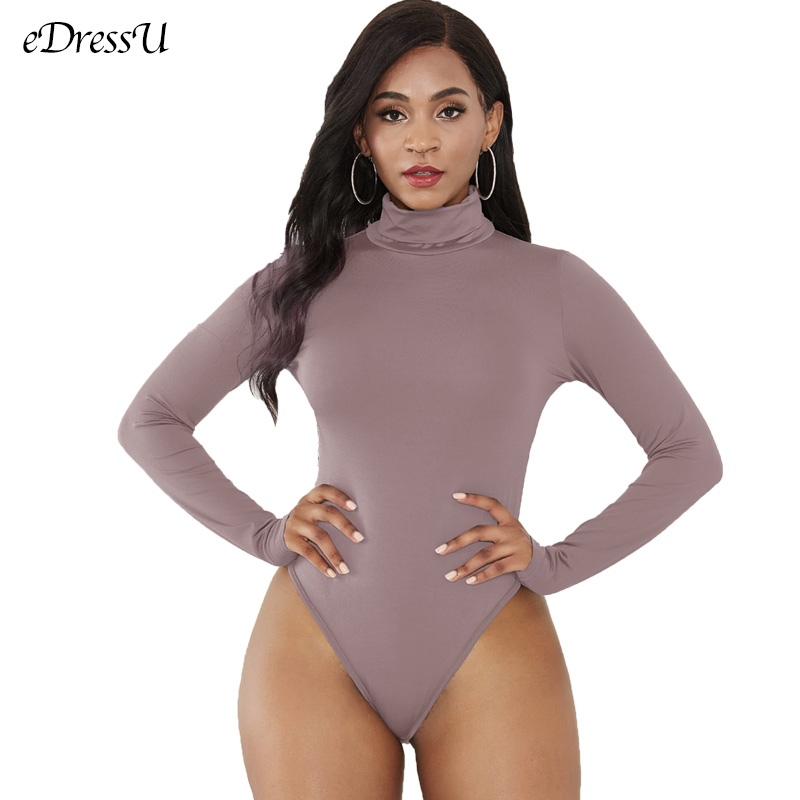 Phụ Nữ Bodysuit Nữ Mùa Thu Mùa - đánh giá và giá Turtleneck Bodysuit Office