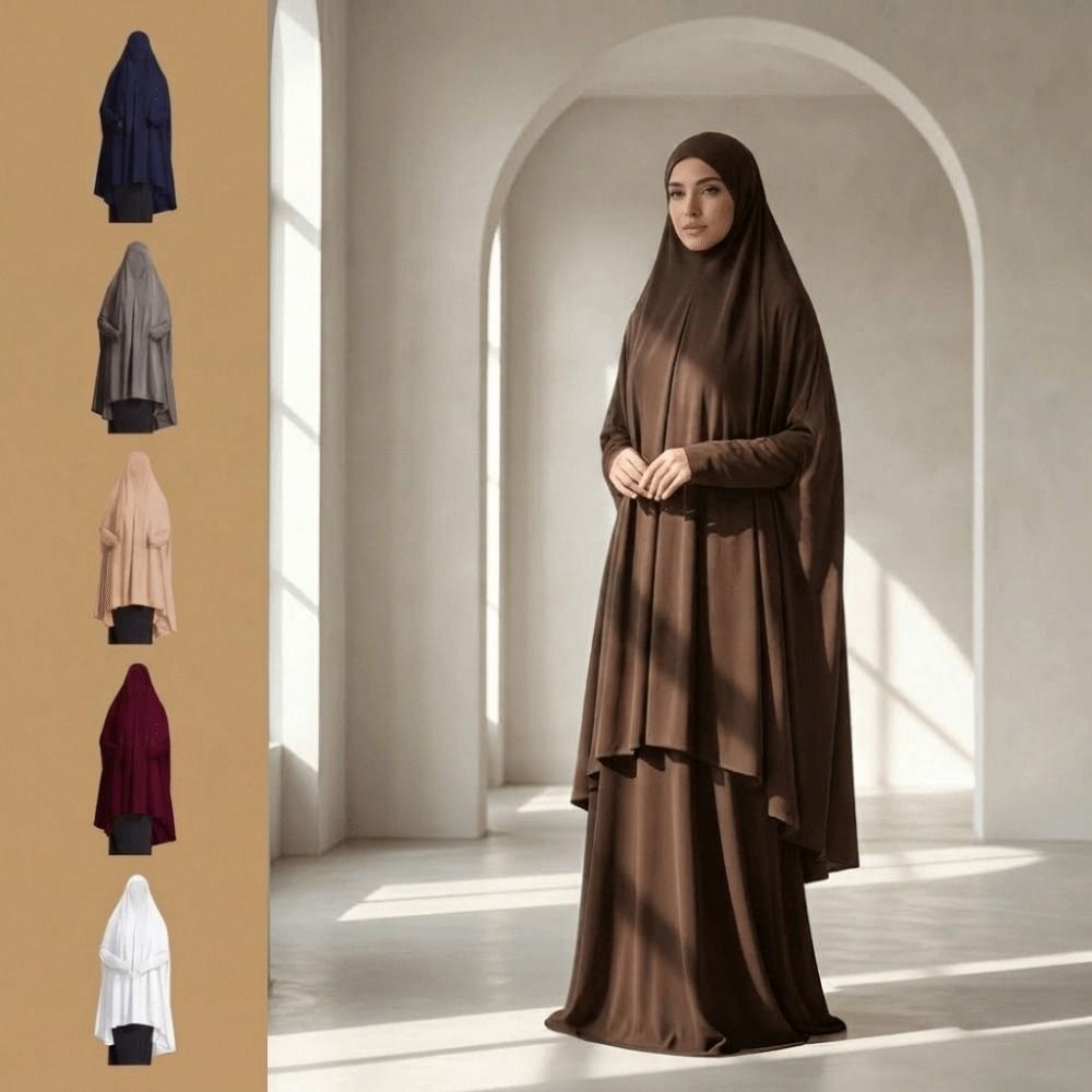 Caftan Plain Muslim Abayas Ele - đánh giá và giá Women Formal Wear Hijab