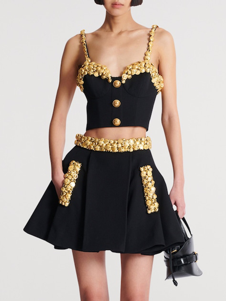 VC Black Two Piece Set Dress w - đánh giá và giá Women'S Holiday Formal Wear