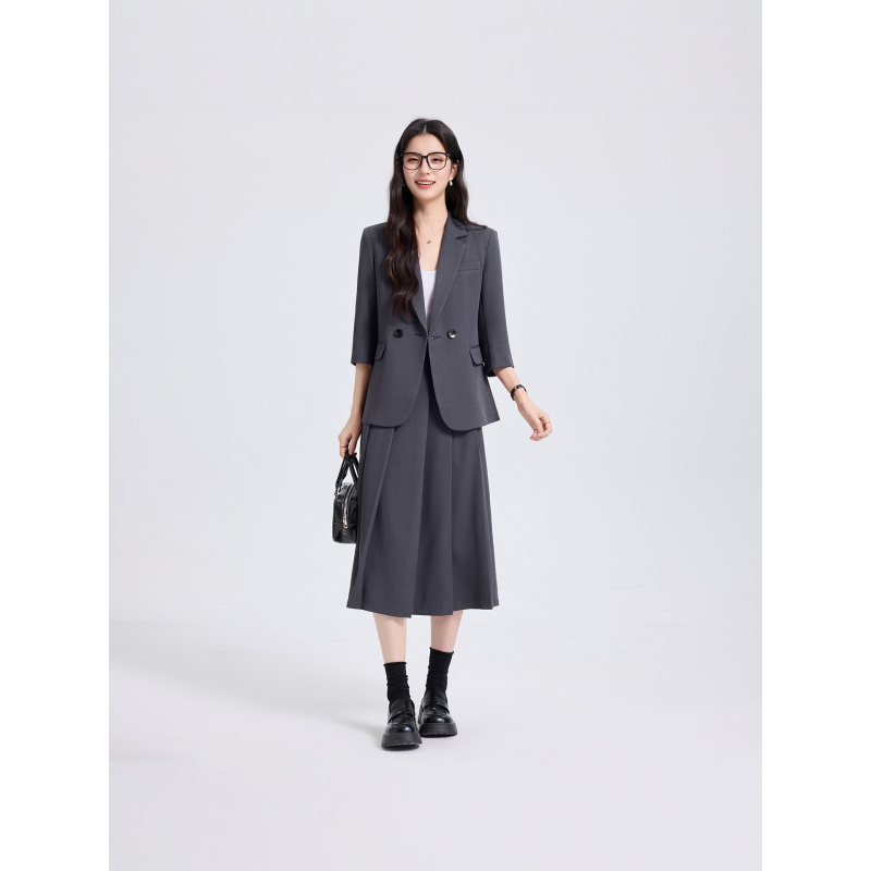 Navy Blue Women's Suit Set for - đánh giá và giá Women Formal Wear Shirt And Pant