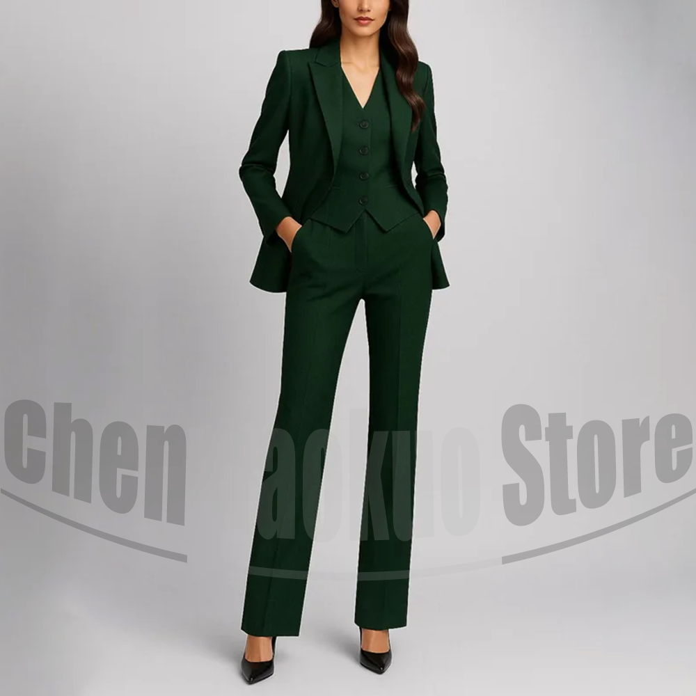 Women's Three Piece Suit Set F - đánh giá và giá Women Formal Wear Shirt And Pant