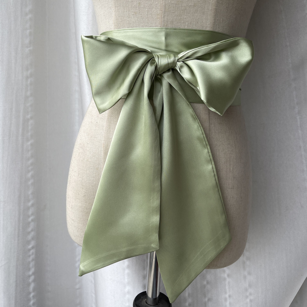 Wide Bowknot Waistband Women A - đánh giá và giá Women Formal Wear With Tie