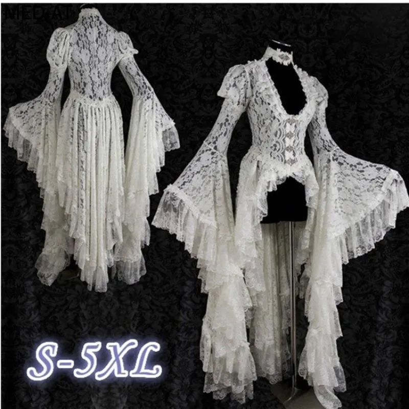 Gothic Women White Vintage Sol - đánh giá và giá Victorian Women'S Formal Wear