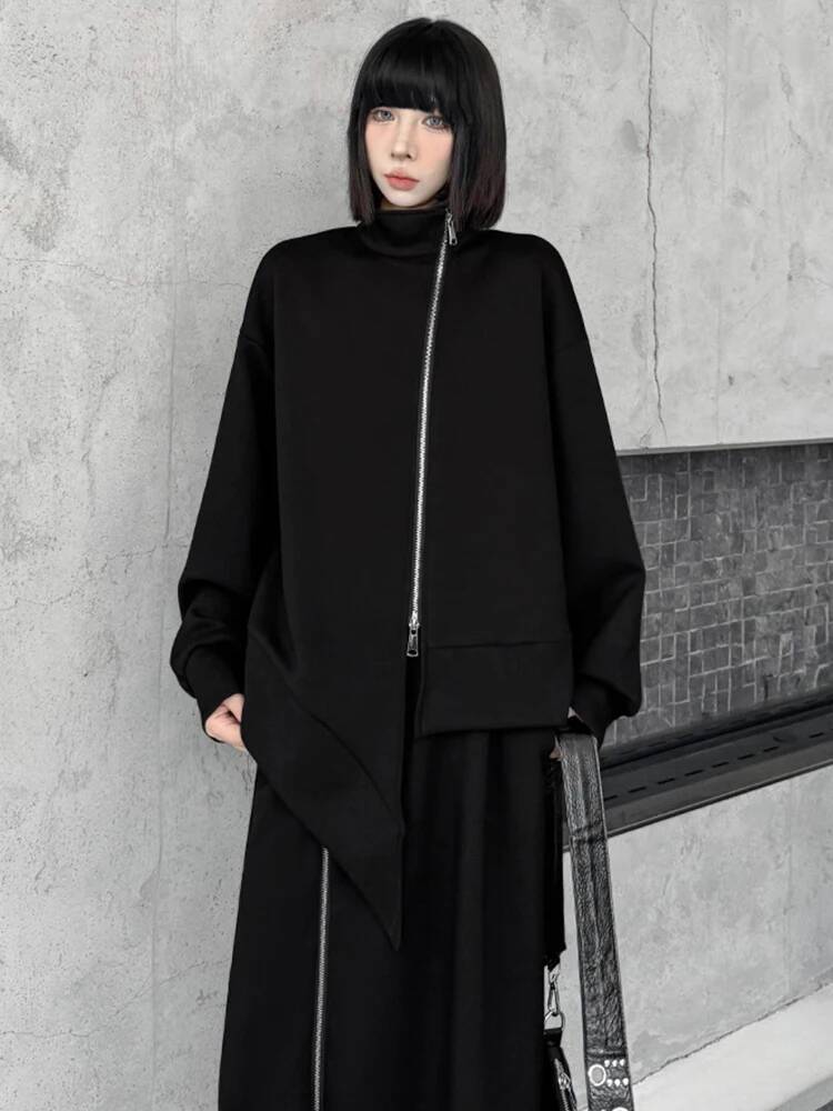 Zipper Sweatshirt Half-body Sk - đánh giá và giá Turtleneck Bodysuit Office
