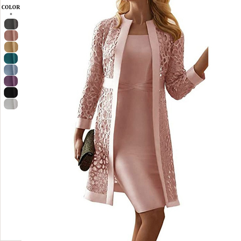Wein Lace Cardigan Dress with  - đánh giá và giá Formal Dress Female