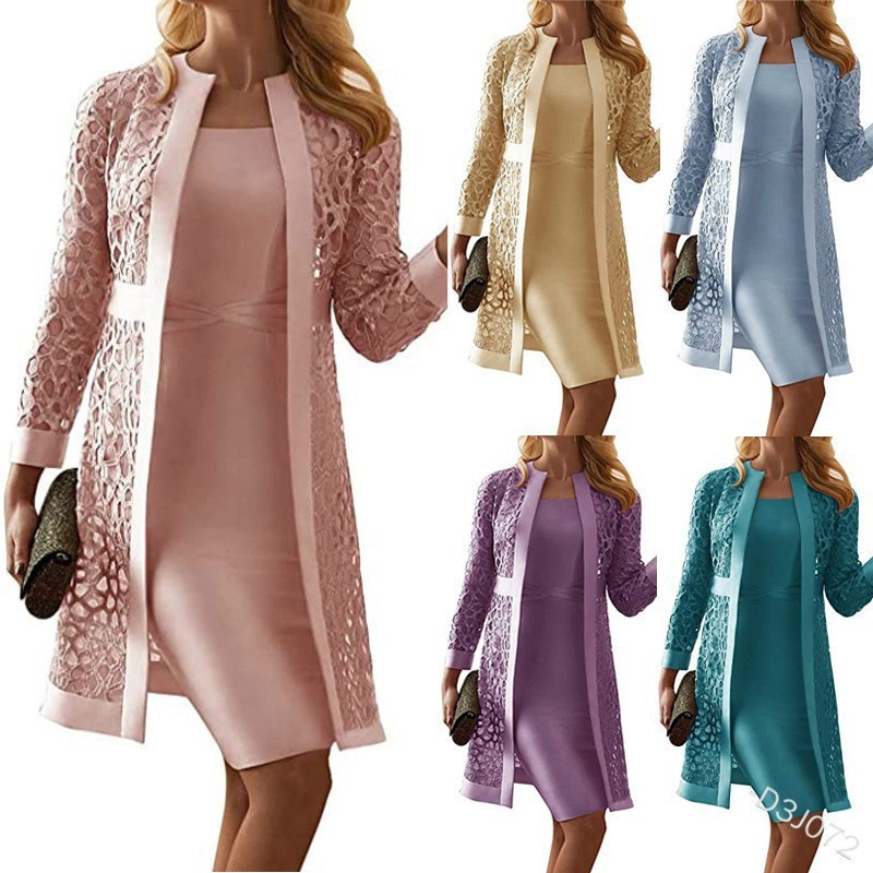 Wein Lace Cardigan Dress with  - đánh giá và giá Formal Dress Female