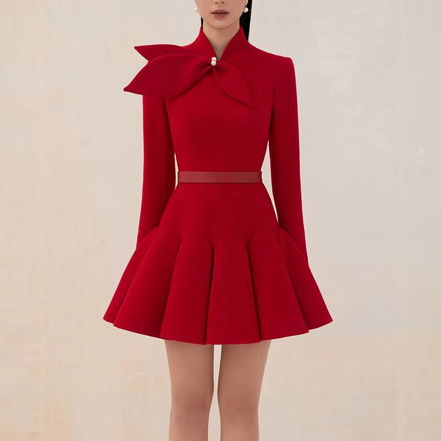 Xưởng May Ánh Sáng Đỏ LEN ĐẦM  - đánh giá và giá Formal Dress Female