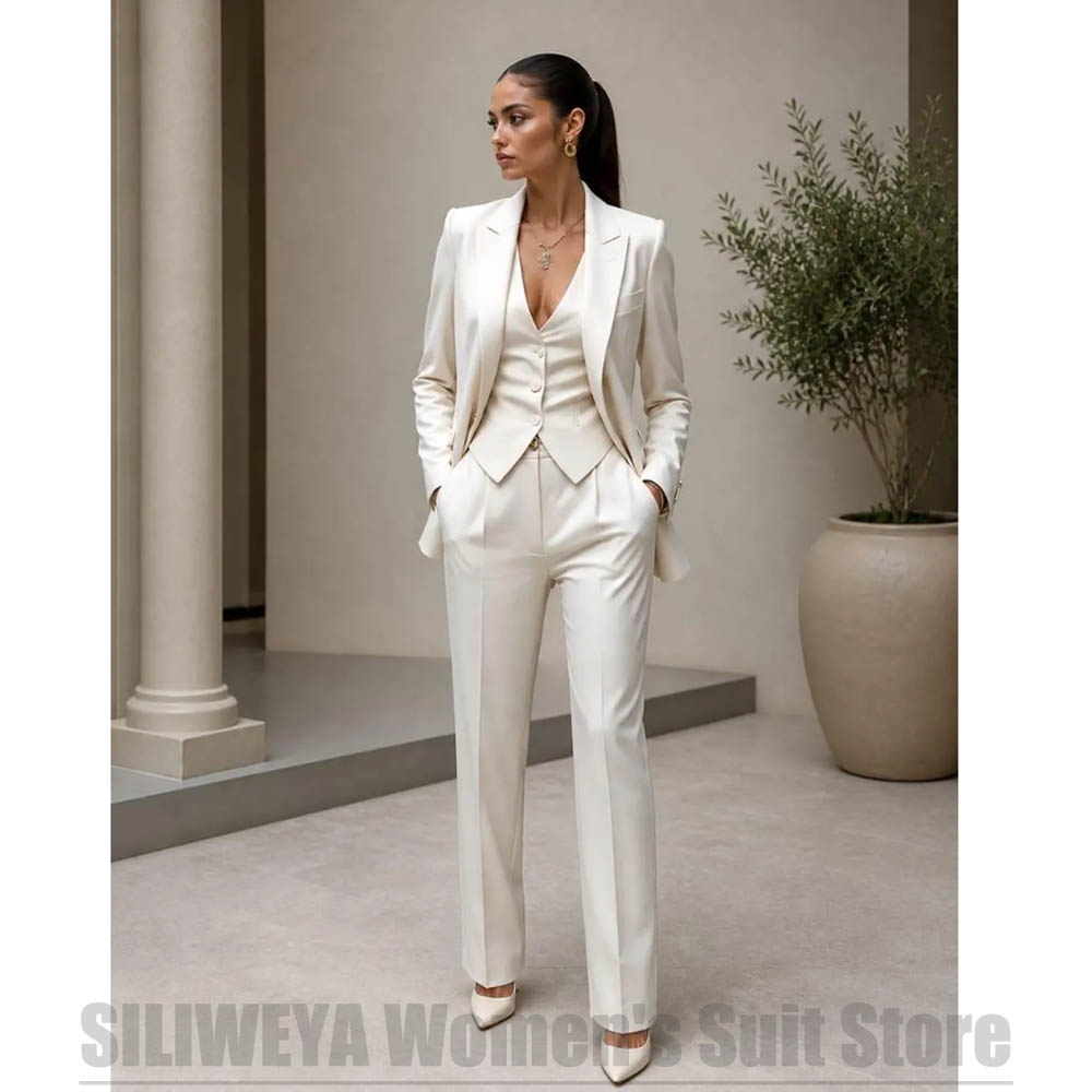 Women 3 Piece Suit Set Blazer  - đánh giá và giá Women Formal Wear Shirt And Pant