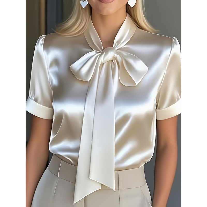 Women'S Elegant Short-Sleeve S - đánh giá và giá Women Formal Wear With Tie